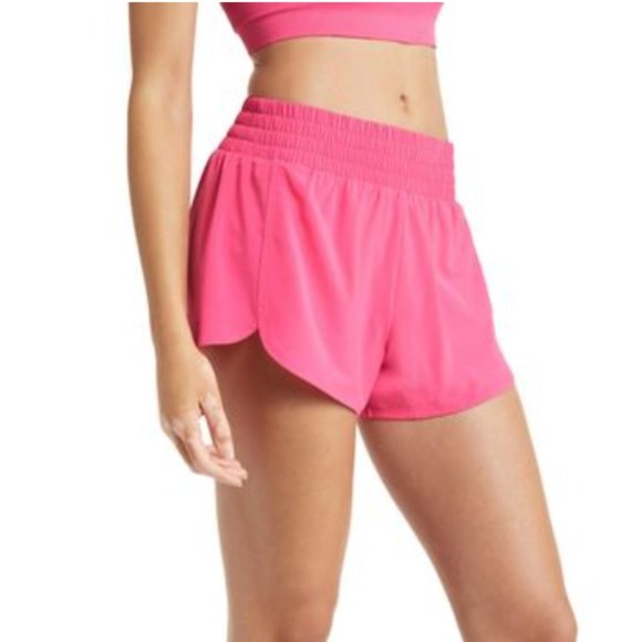 Zella Pants - Zella | Altitude Running Shorts Pink Caliente size Small